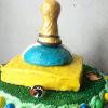 Brazilian world cup cake (passion fruit flavoured)