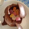 My homemade suprise easter egg filled with sweets!