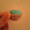 Mini Blue Cupcake