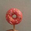 Strawberry Glazed Baked Donuts