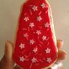 My red cherry easter egg biscuit