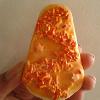 My orange orange easter egg biscuit