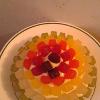 My confetti cakes (confetti=rainbow sprinkles inside cake) covered in white chocolate and topped with midget gems