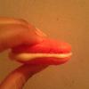 My Valentine's Day Cherry Macaroons filled with vanilla buttercream icing