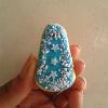 My blue blueberry easter egg biscuit