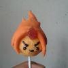 My Orange Flavoured Adventure Time Flame Princess Cake Pop
