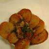 Made Shallow-Fried  Potatoes With Caramalized Onions And Parsley