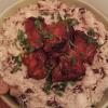 Made BBQ Chicken With & Mixed Bean Mash (Butter Beans, White Kidney Beans & Kidney beans)