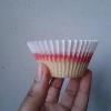 My Red Nose Day cupcakes (Vanilla cupcakes topped with glace cherry icing)