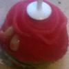 Rose water rose cake pop