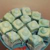 Made Late Christmas Presents For A Friend: Lemon & Bubblegum Fondant Fancies