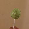 Avocado style cake pops(vanilla cake with a chocolate interior, and covered in white chocolate(the smoother ones) or icing).