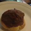 Made chocolate and chilli profiteroles(round version of eclairs) filled with cream, in food tech today. Yummy!